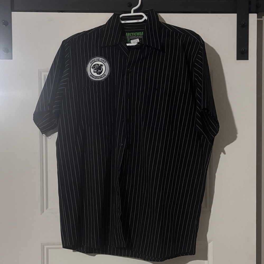 Arc'teryx Black Pinstripe Men's Casual Shirt